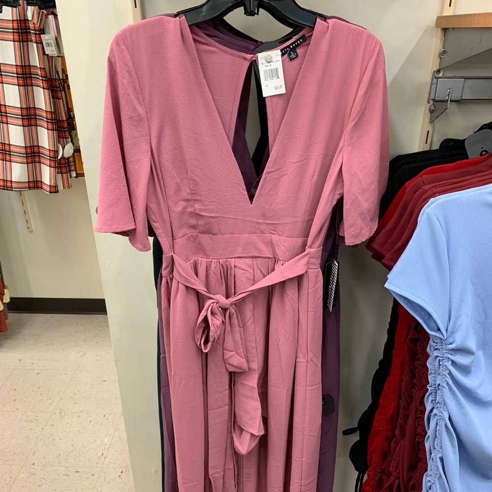 Green or Pink high low dress from Rainbow